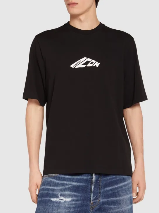 Dsquared2   Loose fit icon logo t-shirt 