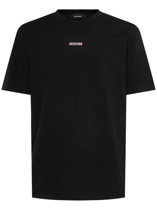 Dsquared2   Regular fit micro logo t-shirt 