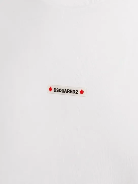 Dsquared2   Regular fit micro logo t-shirt 