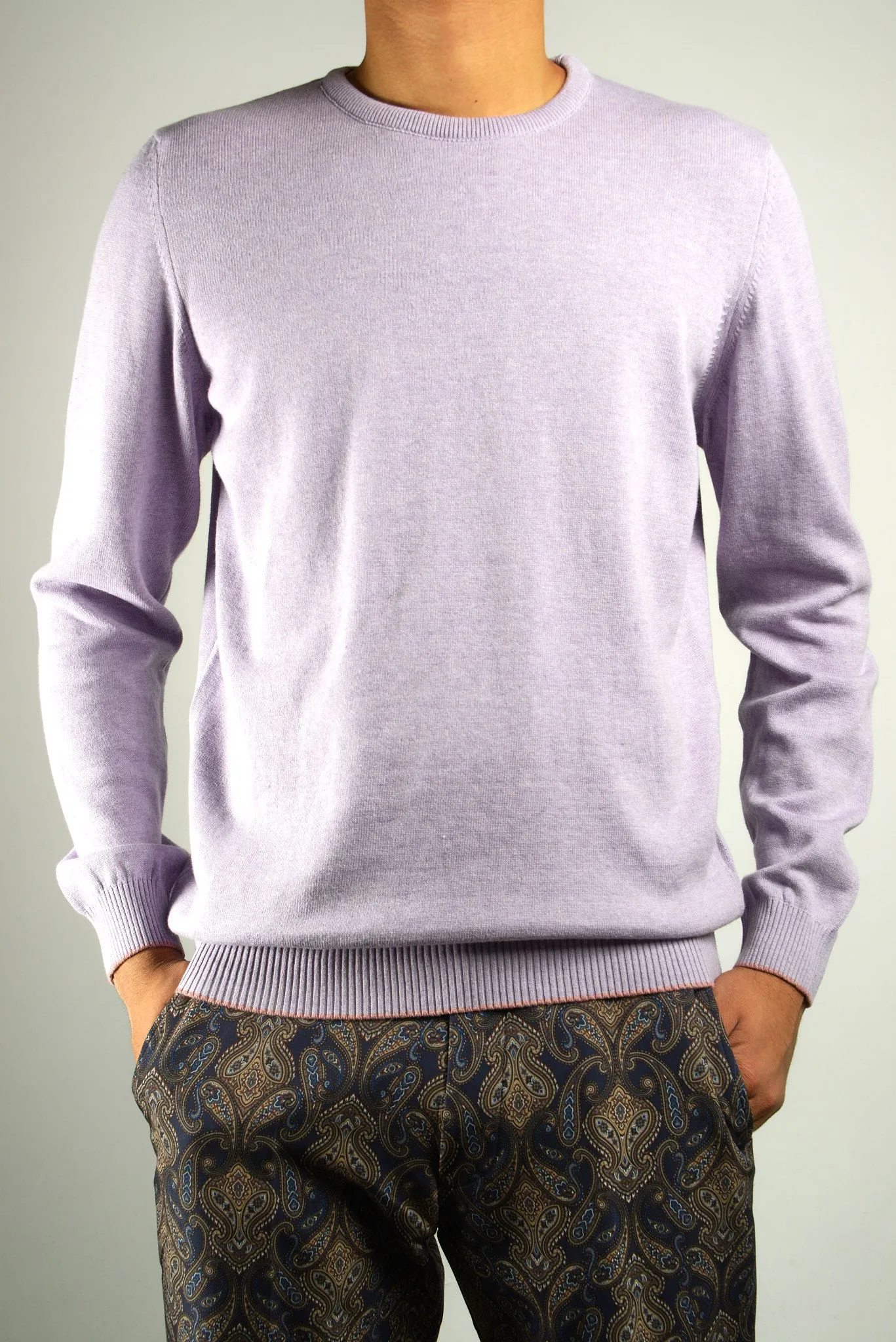 DT Mini Rib Crewneck Ls Sweater