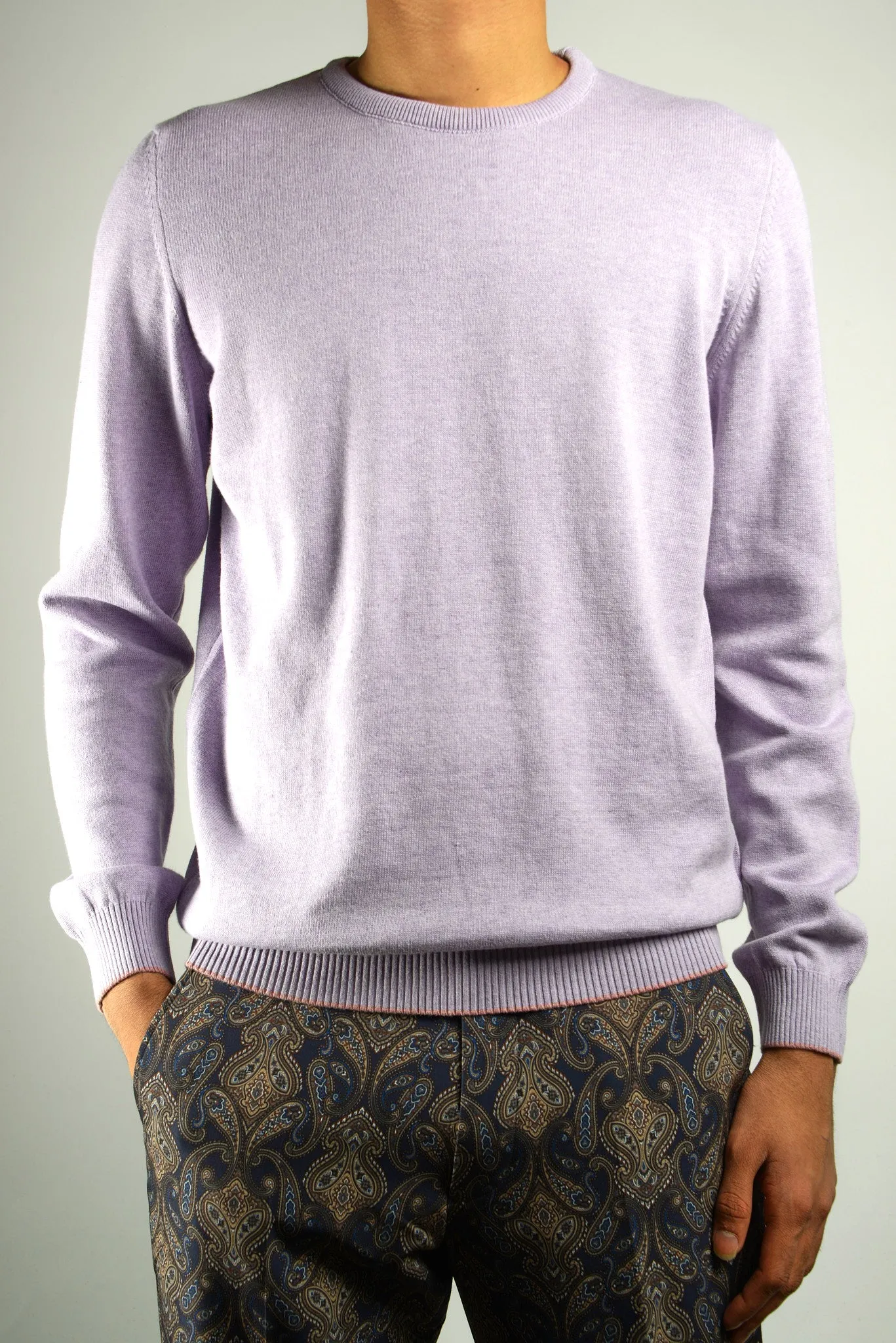DT Mini Rib Crewneck Ls Sweater