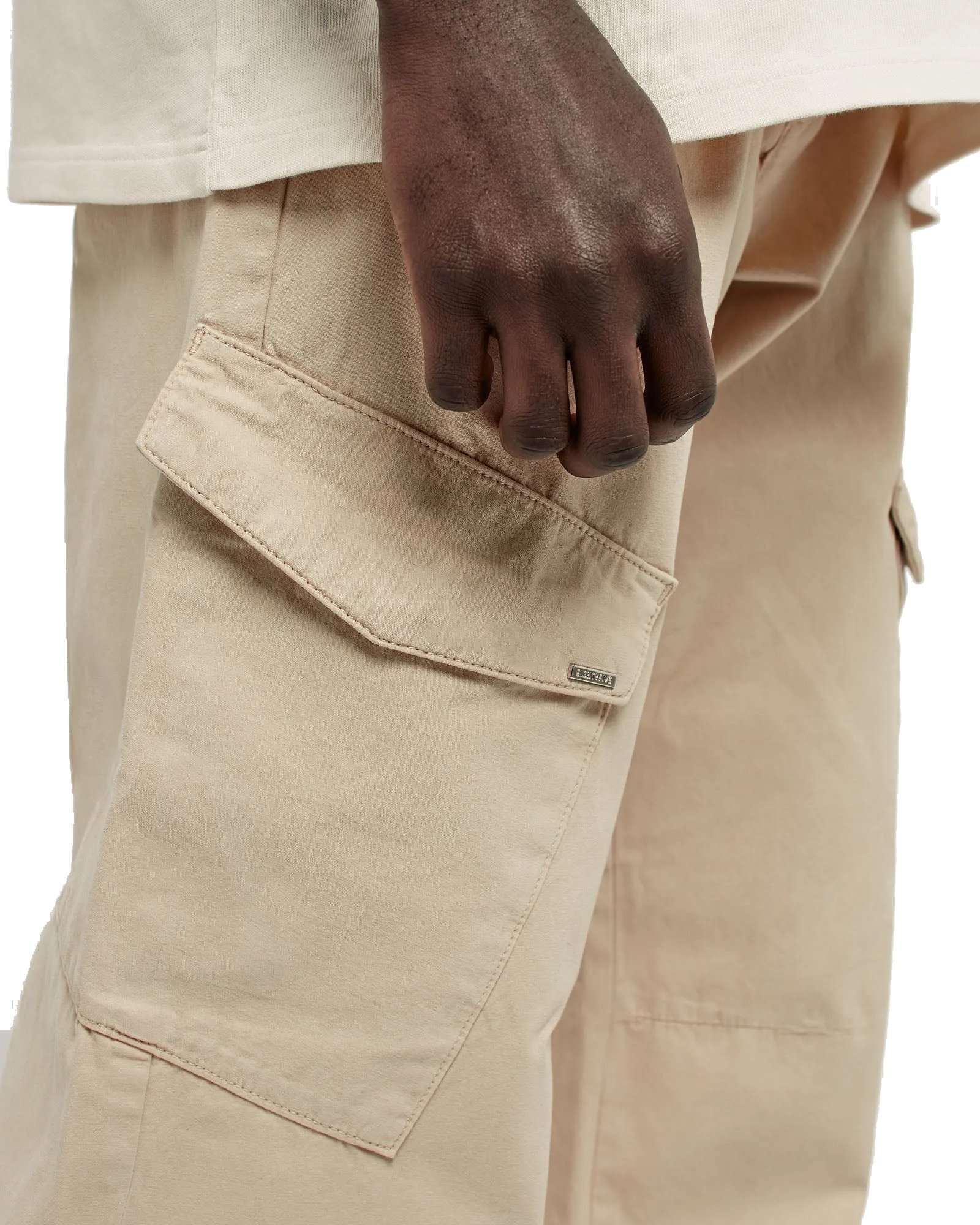 EightyFive Wide Cargo Pants beige