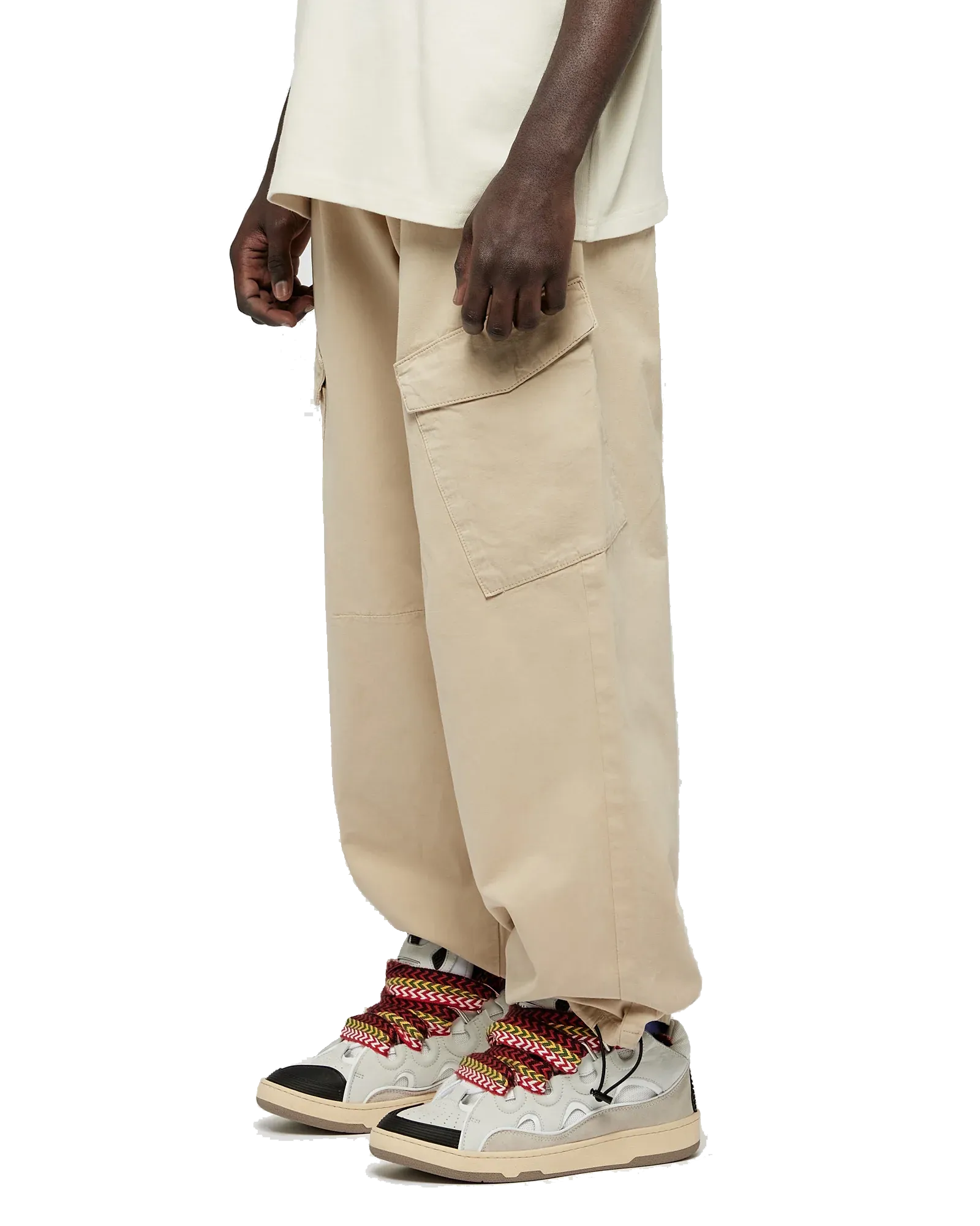 EightyFive Wide Cargo Pants beige