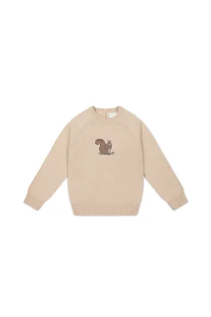 Ethan Jumper - Oatmeal Marle Woodland