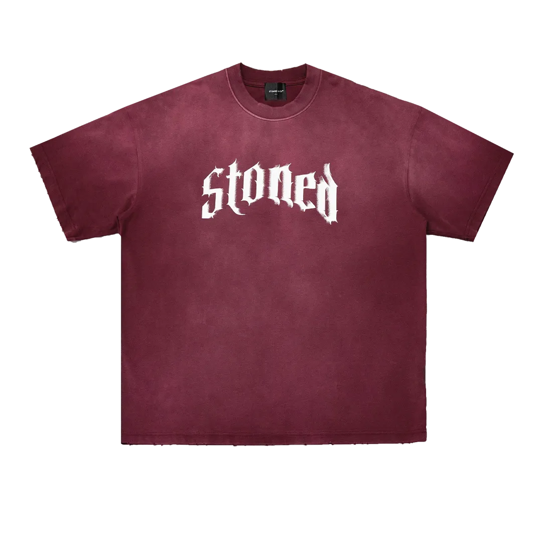 Euphoria : Washed Tee Maroon