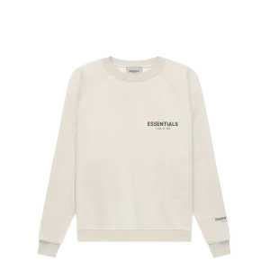 Fear of God Essentials Core Collection Pullover Crewneck Light Heather Oatmeal