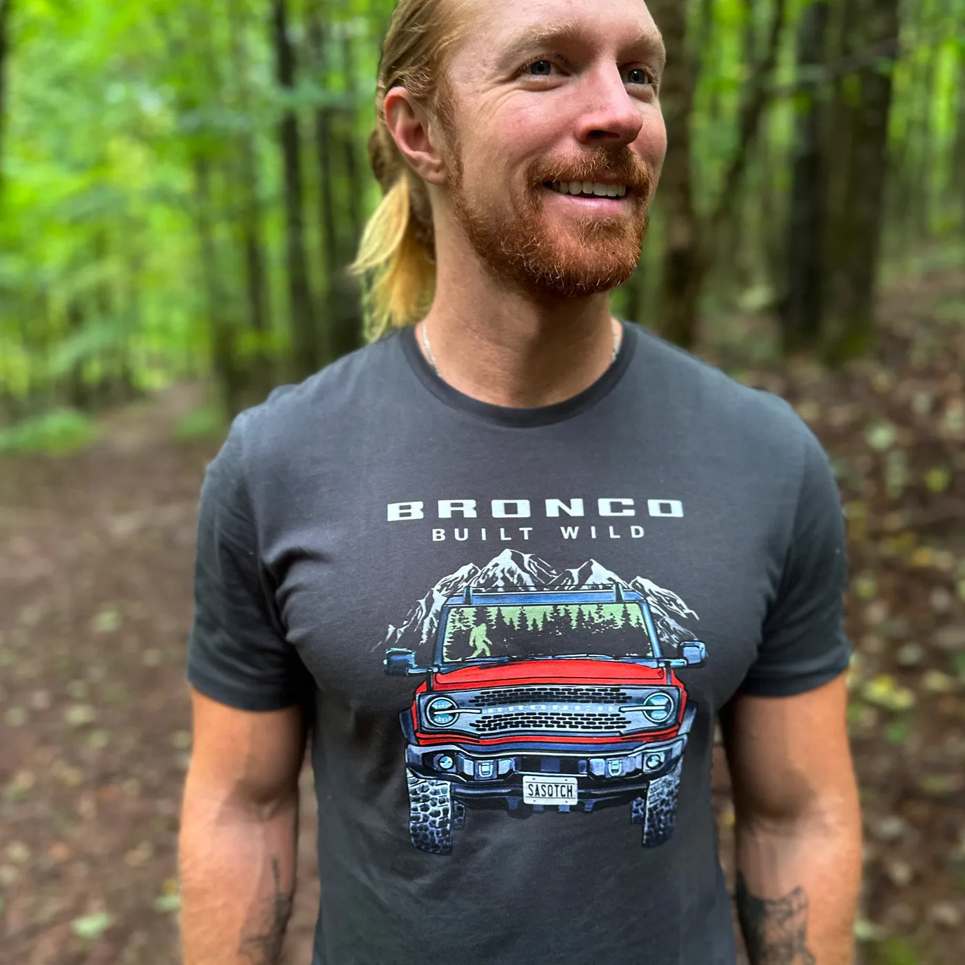 Ford Bronco Men's Built Wild Mountain T-Shirt