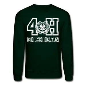 Forest Green Michigan Varsity Crewneck Sweatshirt