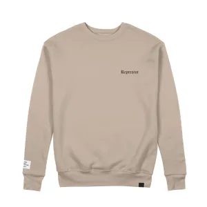 GO BIG Ultra Premium Crewneck Sweater [SANDSTONE] GO BIG DROP
