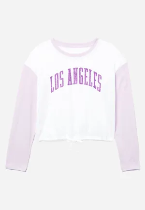 Graphic Raglan Top
