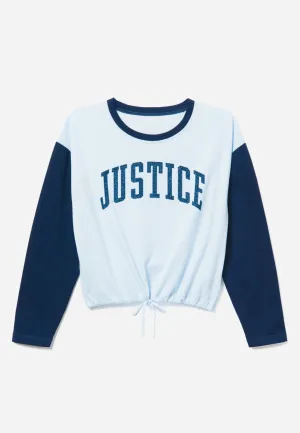 Graphic Raglan Top