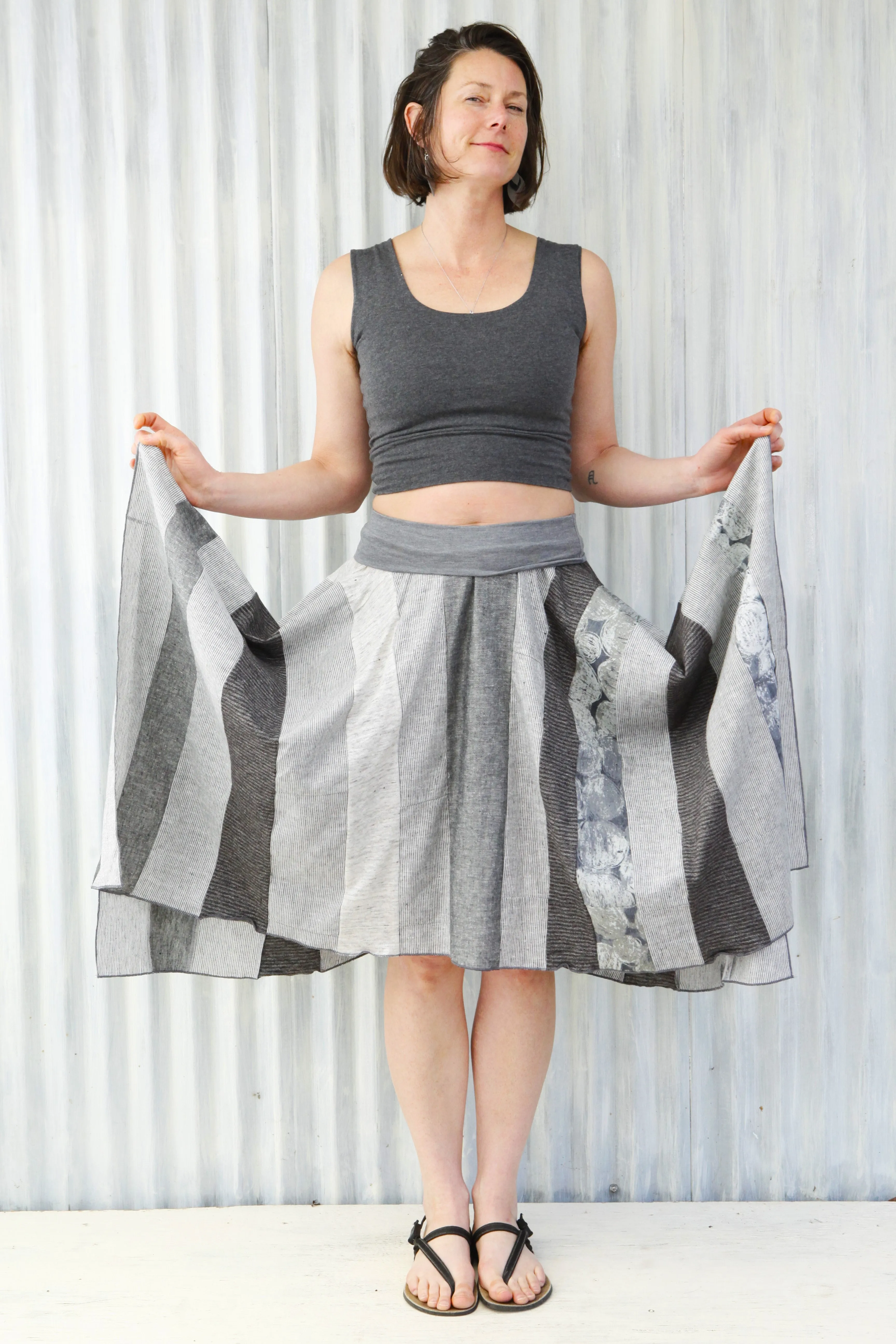Great Gray Pixie Skirt