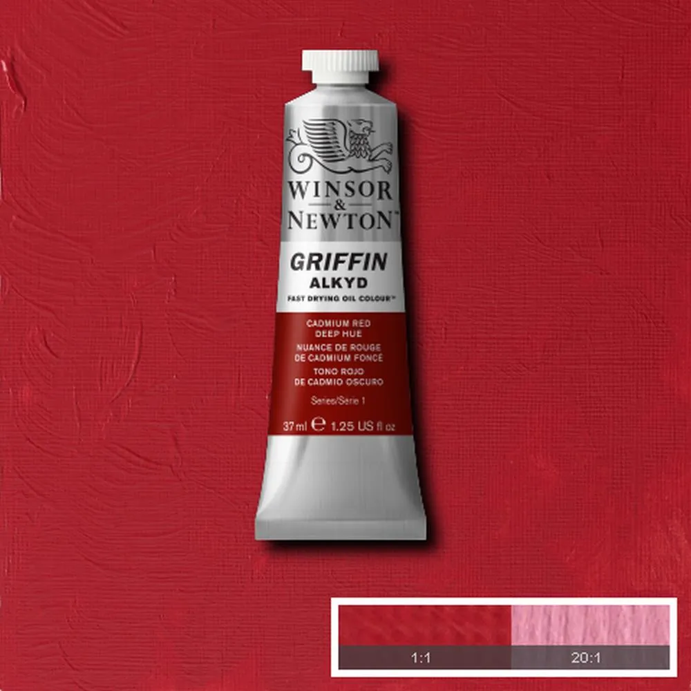 Griffin Alkyd Fast Drying Oil Colour - Cadmium Red Deep Hue