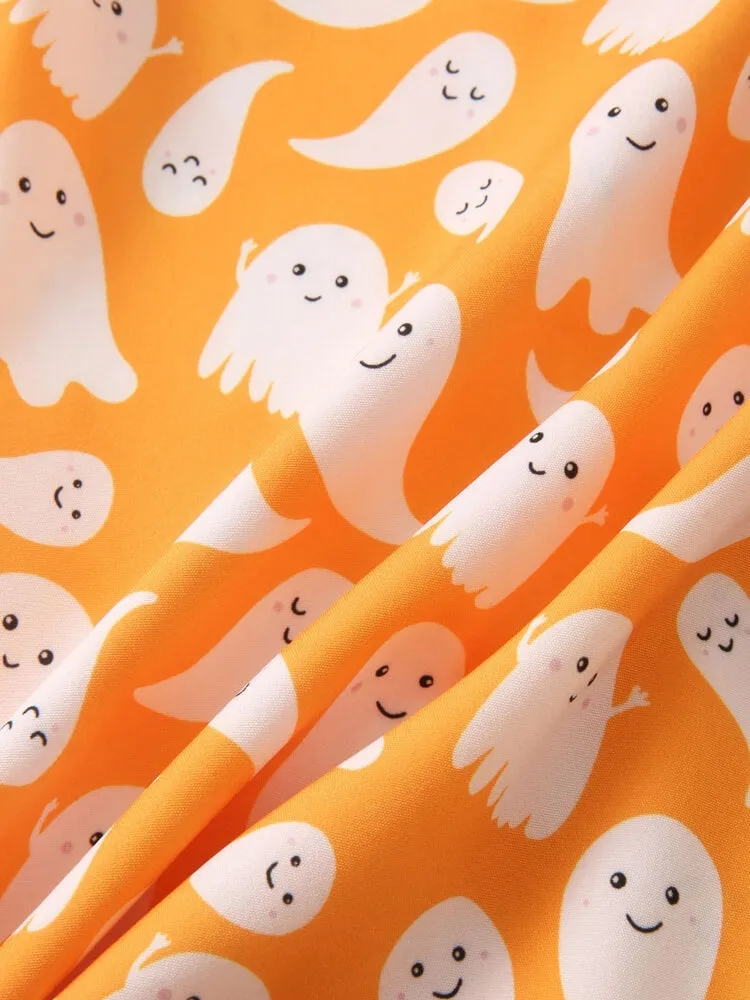 Halloween Cute Little Ghost Full Print Shirt