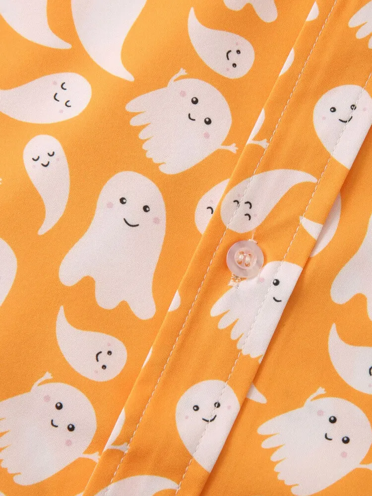 Halloween Cute Little Ghost Full Print Shirt