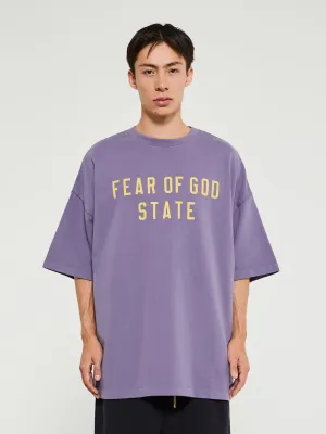 Heavy Crewneck T-Shirt in Lavender
