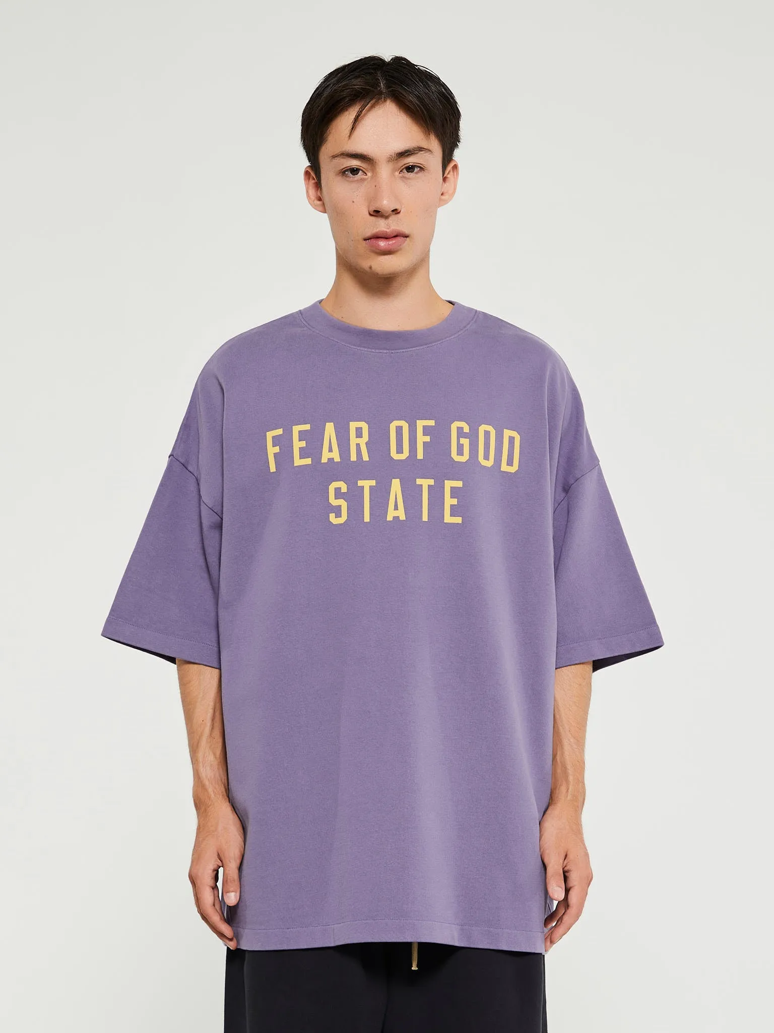 Heavy Crewneck T-Shirt in Lavender