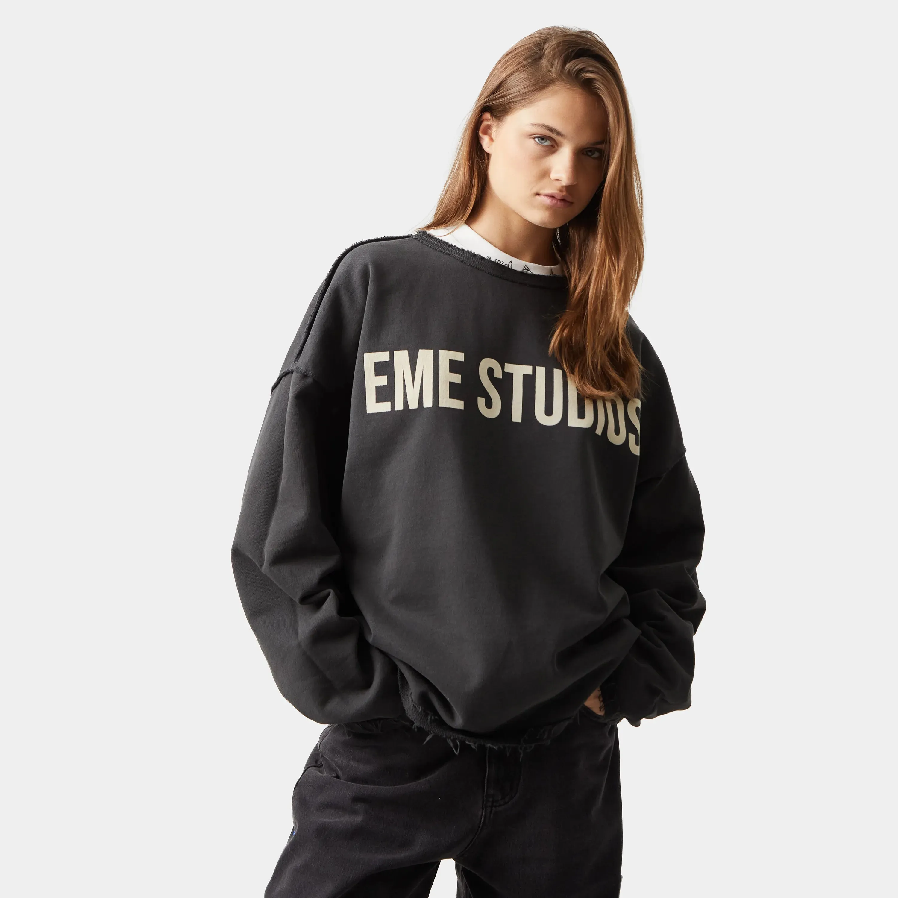Hectic Calcite Shadow Crewneck