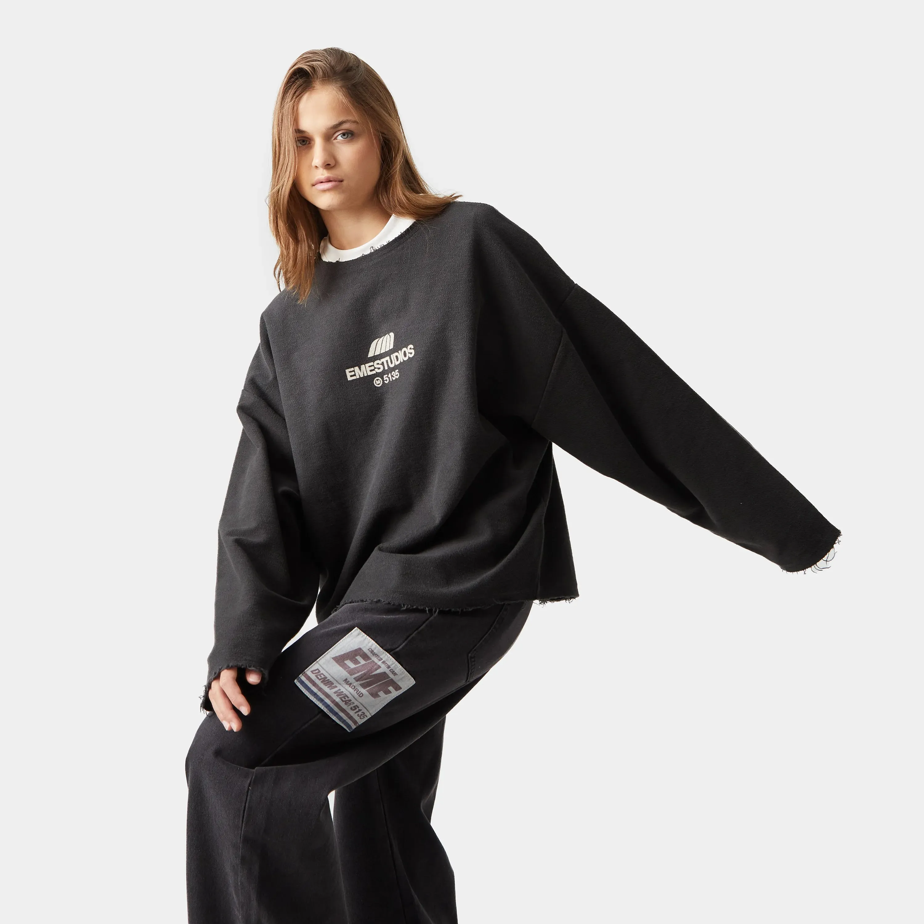 Hectic Calcite Shadow Crewneck