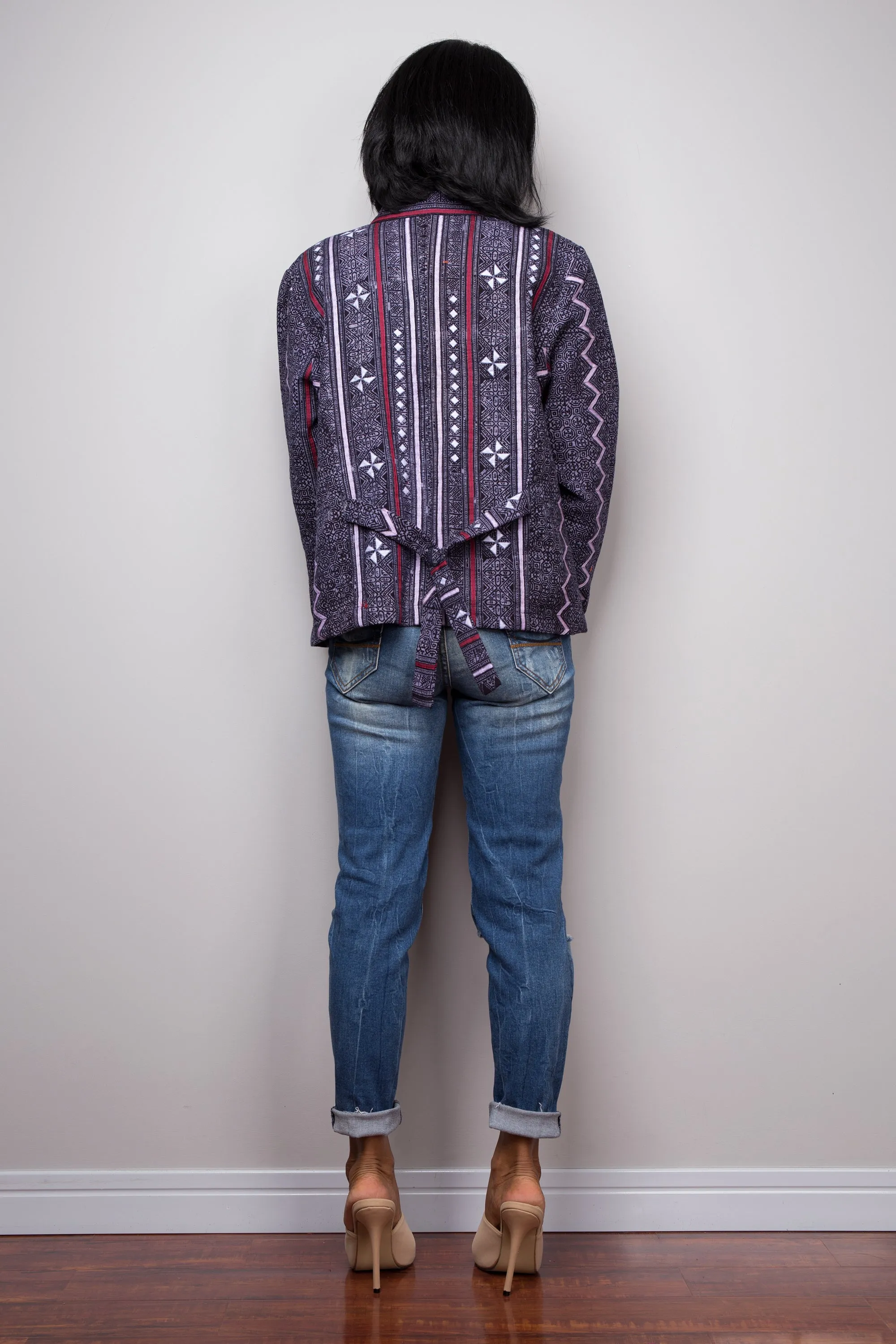 Hill tribe Crop Top Jacket | Boho Chic Crop Tops
