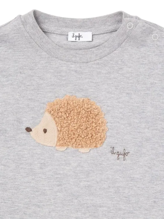 Il Gufo   Printed cotton jersey t-shirt 