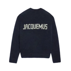 Jacquemus La maille Pavane Crewneck Sweater Blue