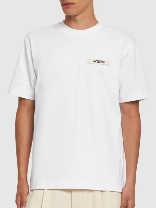 Jacquemus   Le T-Shirt Gros Grain cotton t-shirt 
