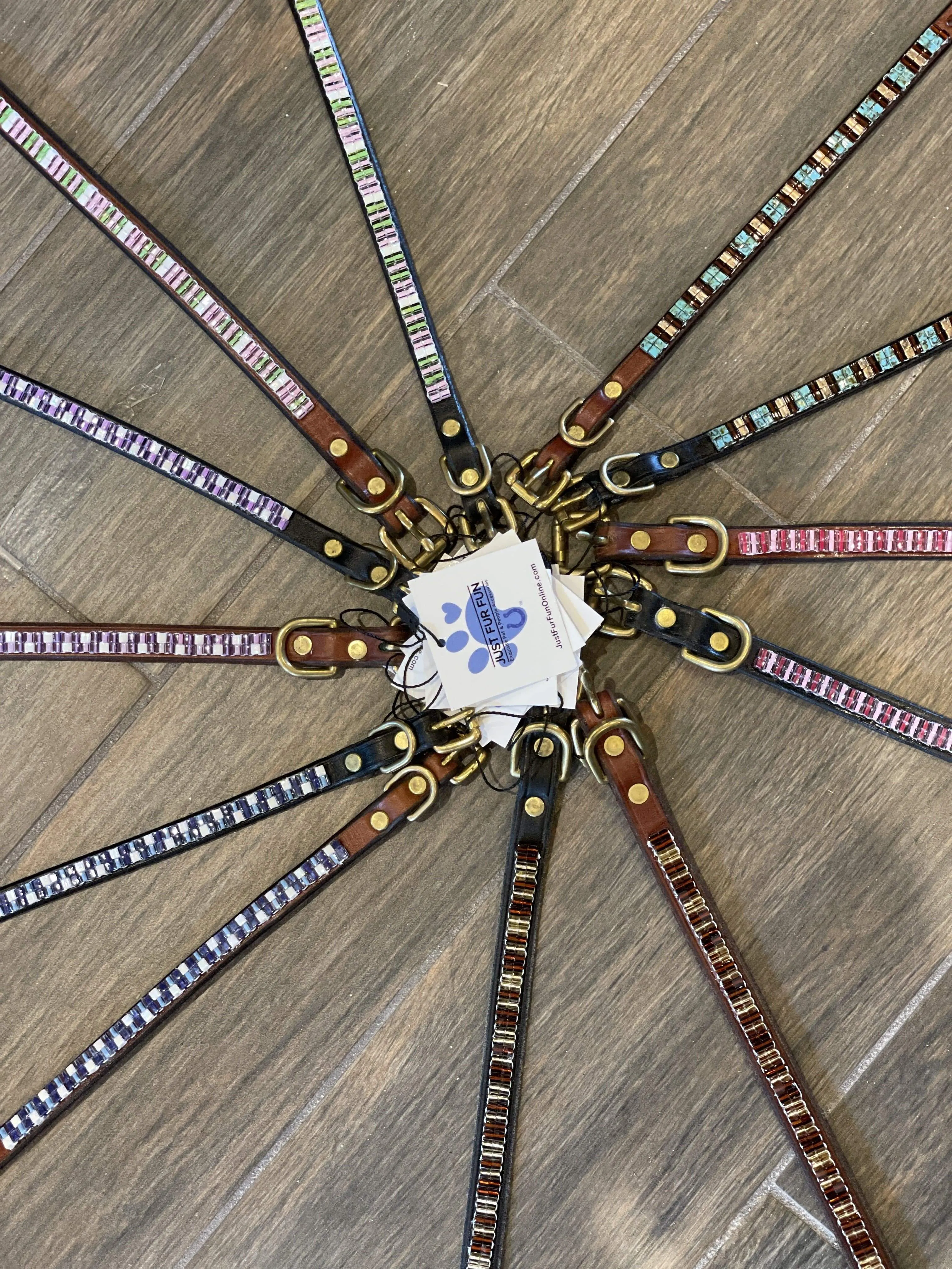 Just Fur Fun- Dog Collars (16”x 5/8" wide)