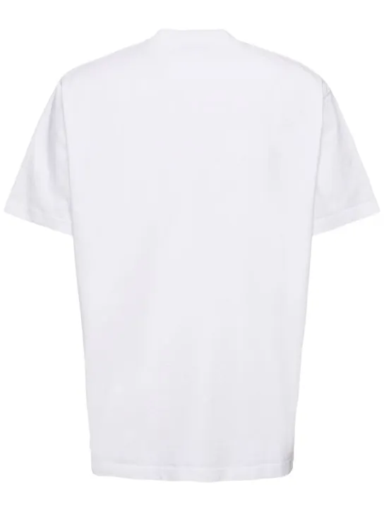 JW Anderson   Puffin embroidery cotton t-shirt 