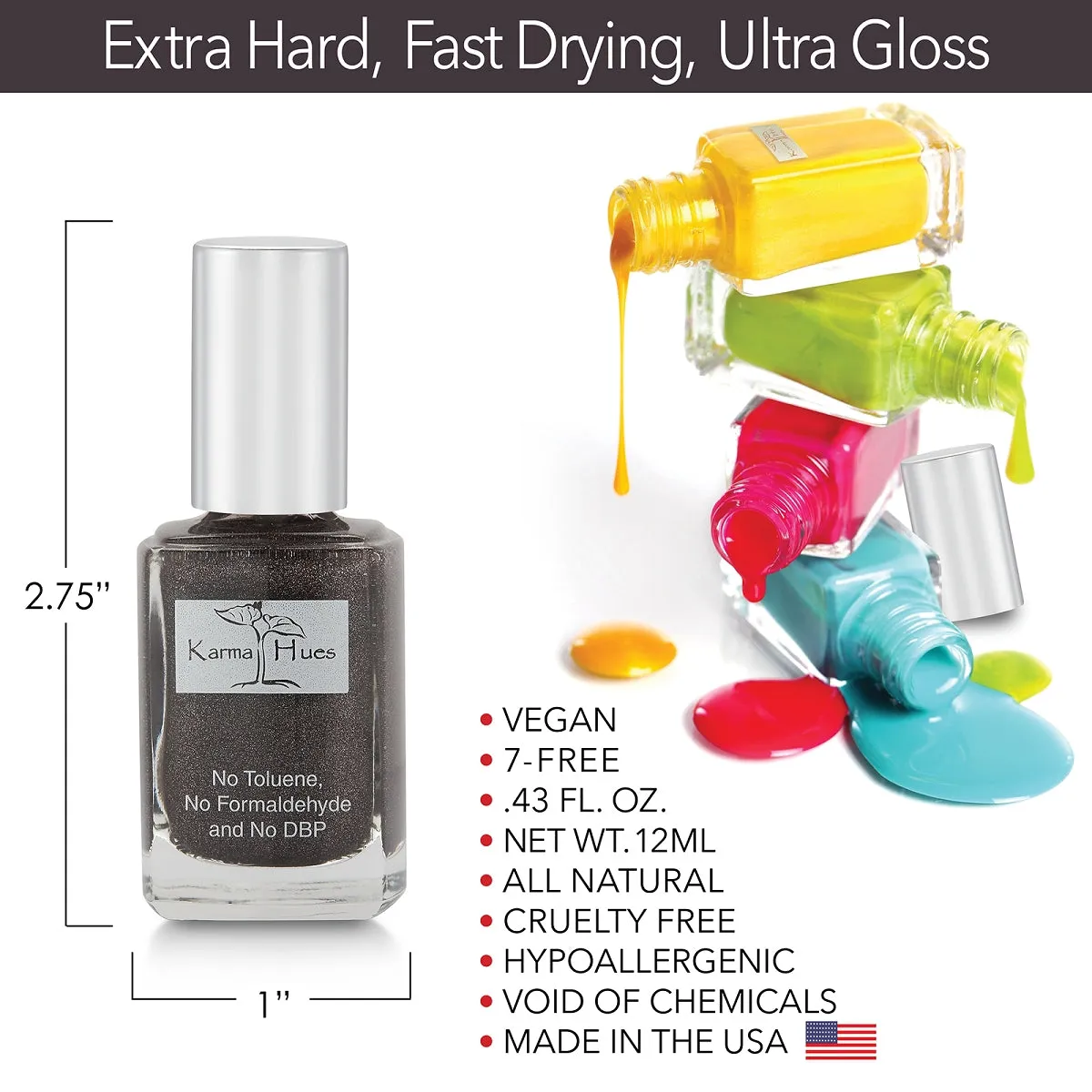 Karma Naturals Nail Polish - Midnight in Times Square