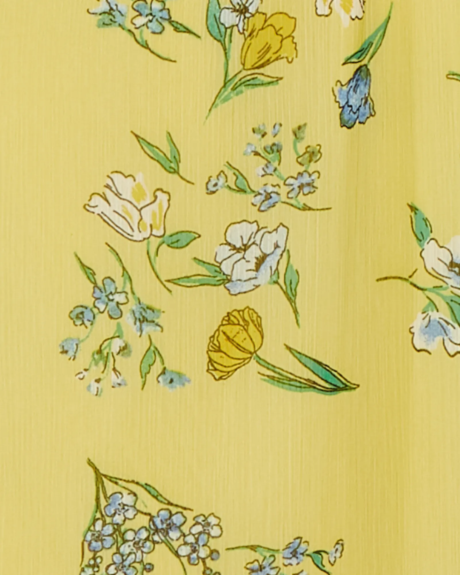 Kennedy Sleeveless Blouse | Yellow / Light Blue