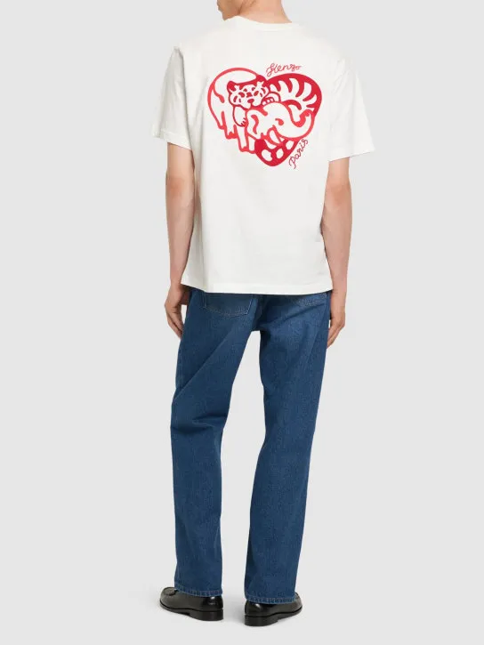 Kenzo Paris   Oversized logo cotton t-shirt 