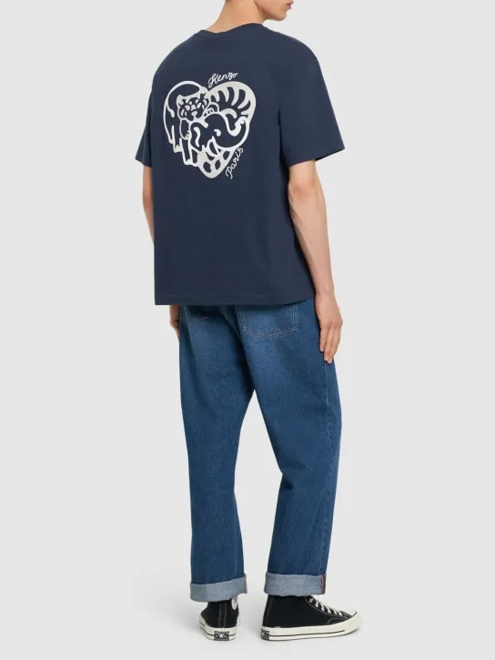 Kenzo Paris   Oversized logo cotton t-shirt 