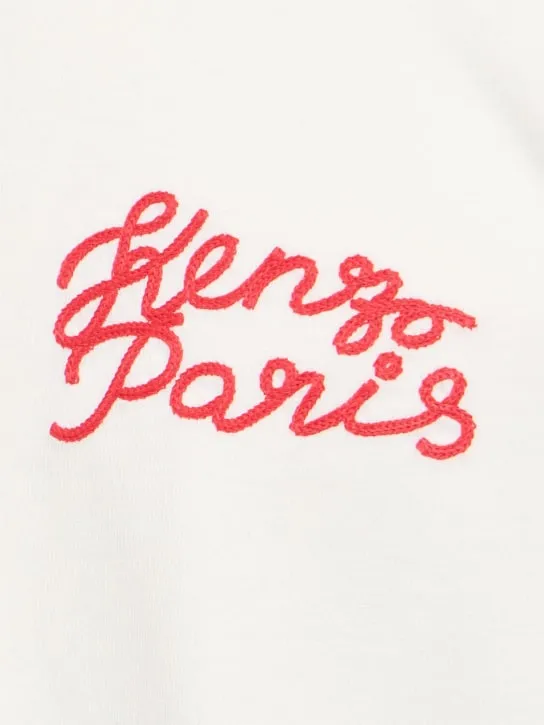Kenzo Paris   Oversized logo cotton t-shirt 