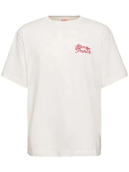 Kenzo Paris   Oversized logo cotton t-shirt 