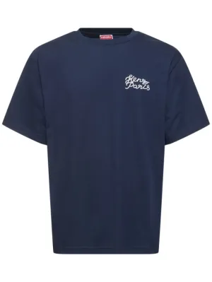 Kenzo Paris   Oversized logo cotton t-shirt 