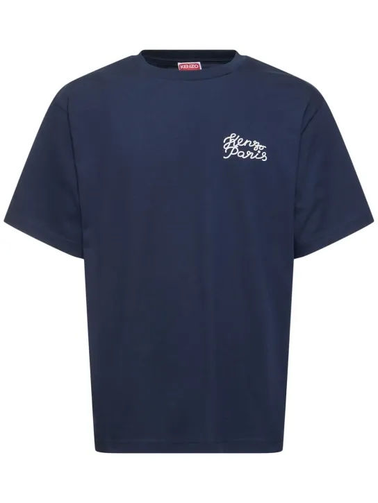 Kenzo Paris   Oversized logo cotton t-shirt 
