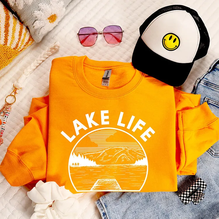 Lake Life Crewneck Sweatshirt (Wholesale)
