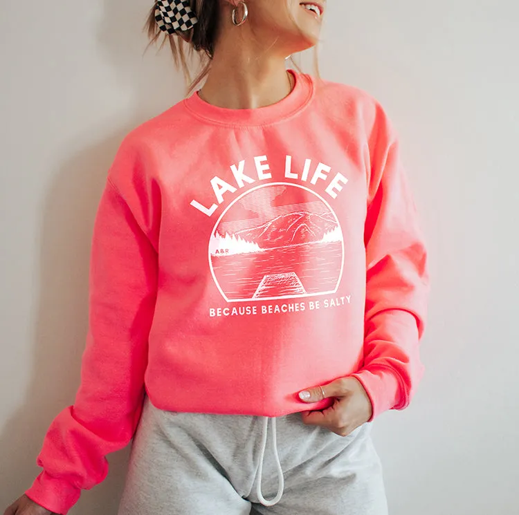 Lake Life Crewneck Sweatshirt (Wholesale)