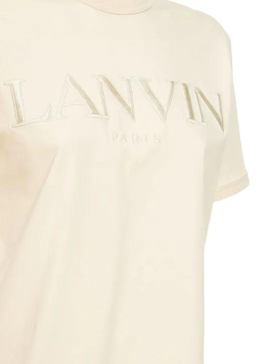 Lanvin   Logo cotton jersey t-shirt 