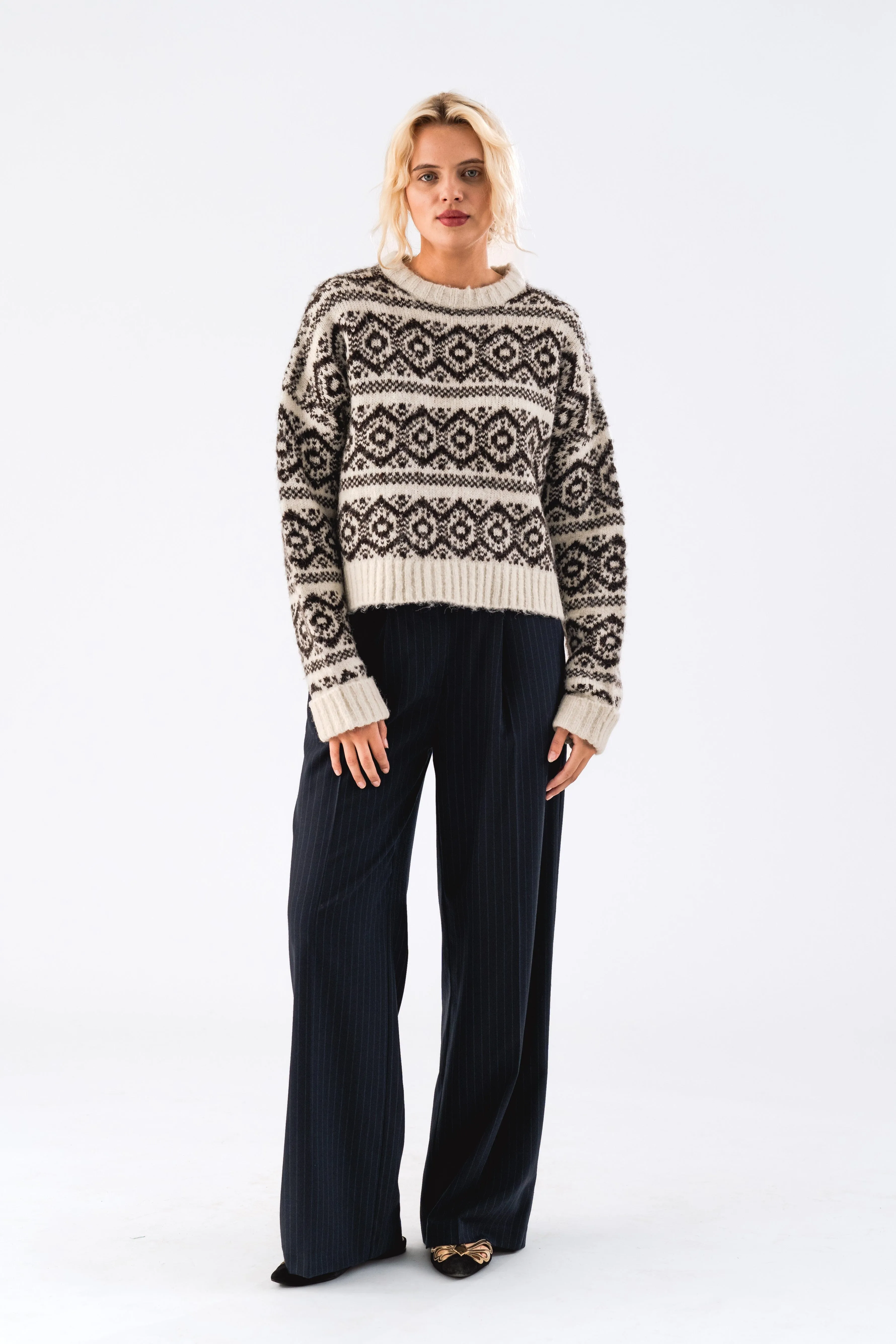 Lollys Laundry - Lottiell Jumper Ls - 65 Choco