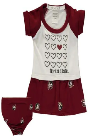 Love Florida State Infant Girl Game Day Dress
