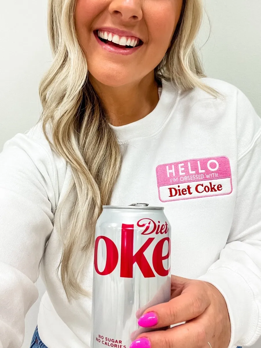 Make It Yours™ 'Hello, I'm Obsessed With...' Crewneck Sweatshirt