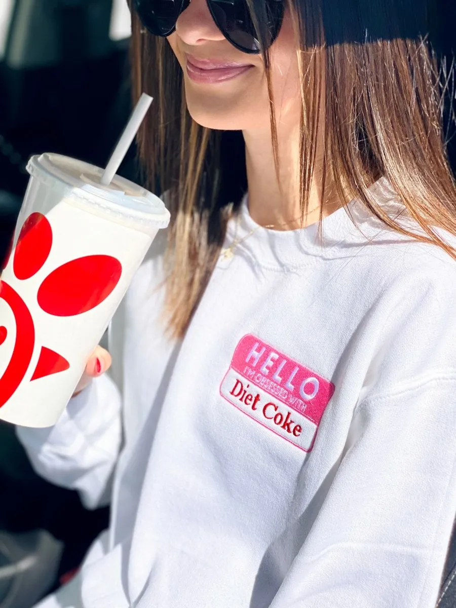 Make It Yours™ 'Hello, I'm Obsessed With...' Crewneck Sweatshirt