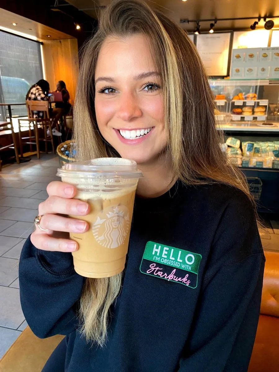 Make It Yours™ 'Hello, I'm Obsessed With...' Crewneck Sweatshirt