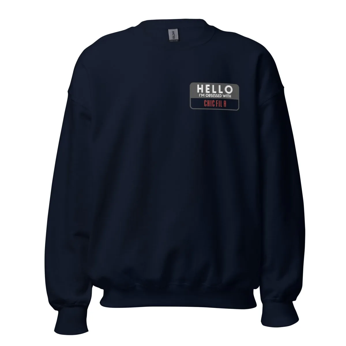Make It Yours™ 'Hello, I'm Obsessed With...' Crewneck Sweatshirt