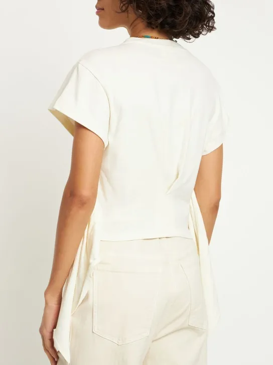 Marant Etoile   Zodya logo printed cotton t-shirt 