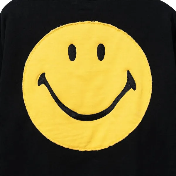 Market Smiley Vintage Wash Crewneck - Washed Black