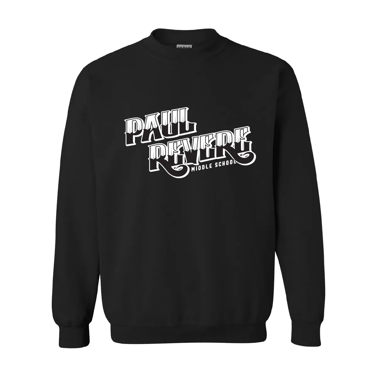 Marquee Black & White Crewneck Sweatshirt