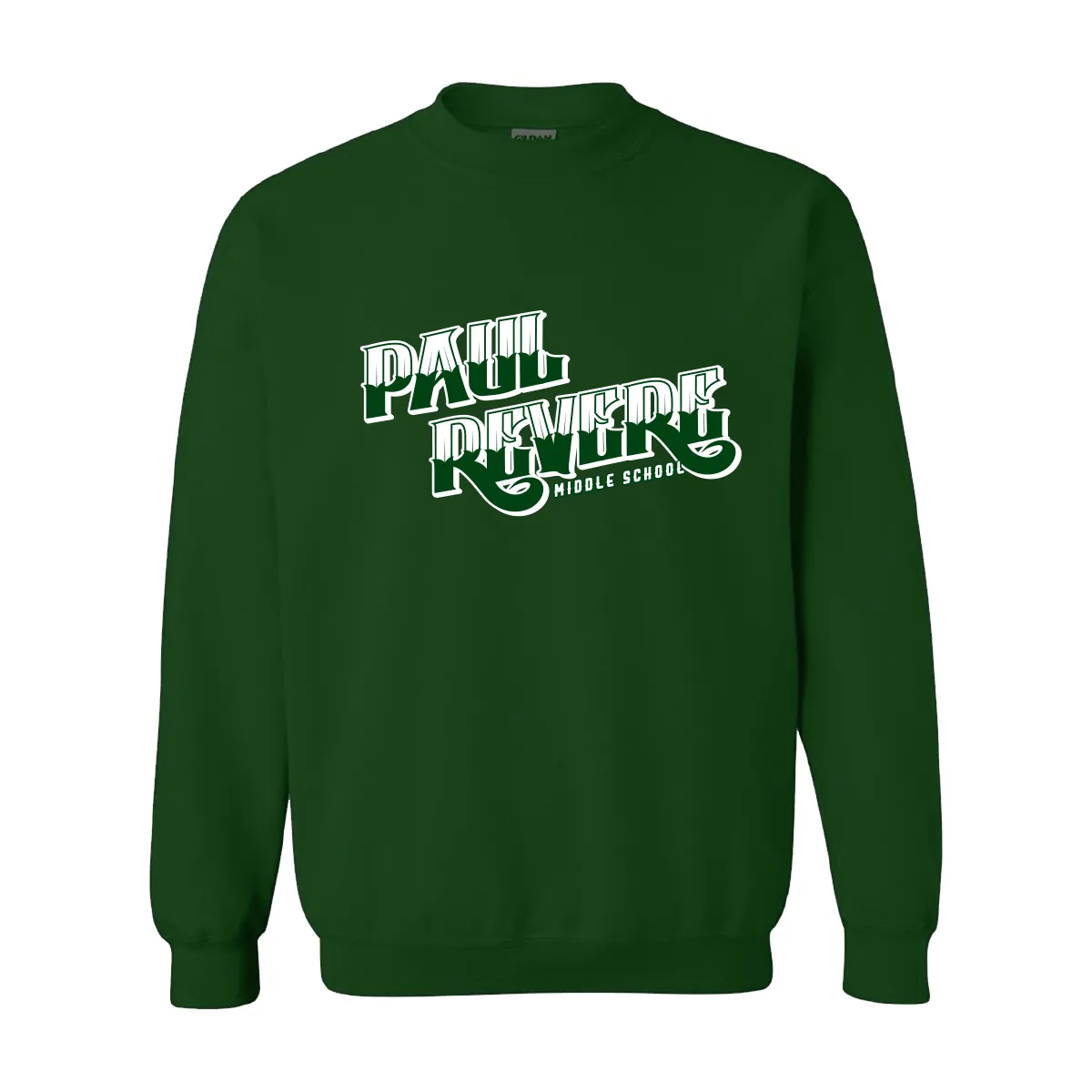 Marquee Black & White Crewneck Sweatshirt